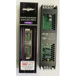 FONTE CHAVEADA SLIM 12V - 50A FONTE CHAVEADA SLIM 12V - 50A