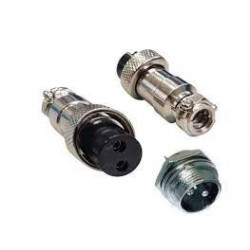 CONECTOR MIKE 2VIAS MACHO/FEMEA CONECTOR MIKE 2VIAS MACHO/FEMEA