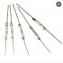 SENSOR MAGNETICO REED SWITCH NA 2x14MM PRATA