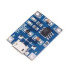 MODULO CARREGADOR BATERIAS LITIO TP4056 - MICRO USB