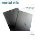 CARTÃO METÁLICO NFC 13.56MHZ CHIP 215
