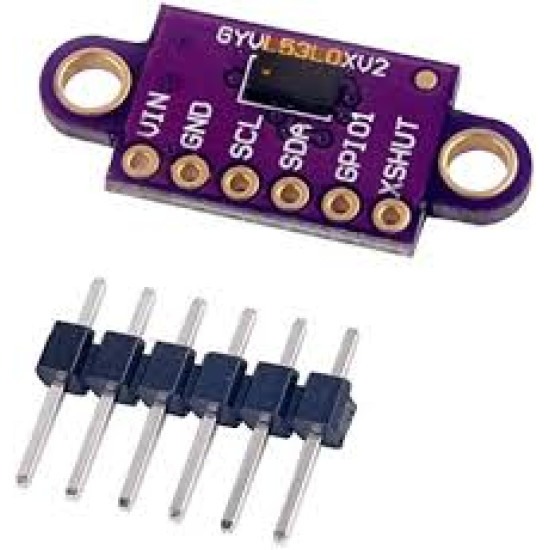 SENSOR DE DISTÂNCIA LASER GY-VL53L0XV2 SENSOR DE DISTÂNCIA LASER GY-VL53L0XV2