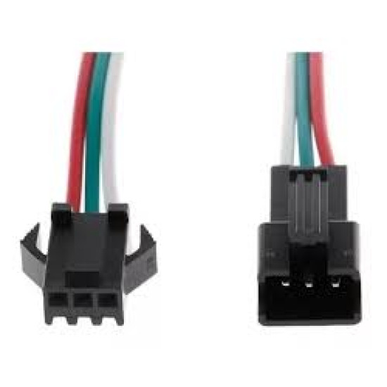 CONECTOR JST-SM03 3VIAS MACHO E FEMEA