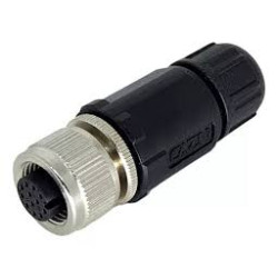 CONECTOR M12 12 VIAS FEMEA CONECTOR M12 12 VIAS FEMEA