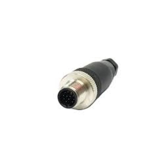 CONECTOR M12 12 VIAS MACHO