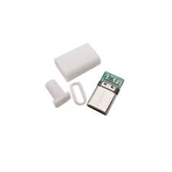 CONECTOR MACHO TIPO C BRANCO