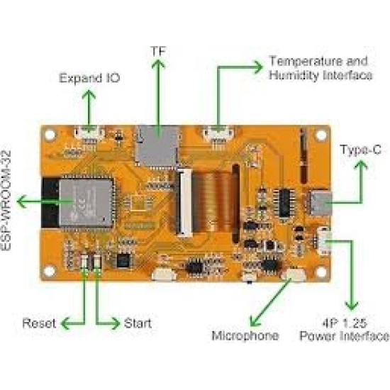 ESP32S TELA TOUCH TFT 2.8'' 240X320 WIFI, BLUETOOTH, CANETA