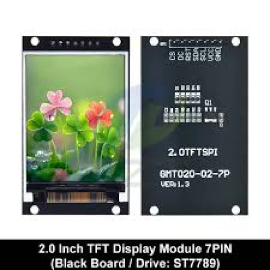 DISPLAY LCD TFT 2.0" RGB 240X320 ST7789 DISPLAY LCD TFT 2.0" RGB 240X320 ST7789