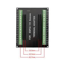PLACA DE EXPANSÃO ESP32 - 38 PINOS C/ BORNES