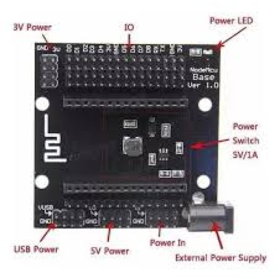 PLACA DE EXPANSÃO NODEMCU V3 ESP8266 PLACA DE EXPANSÃO NODEMCU V3 ESP8266