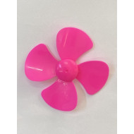 HELICE PLASTICA 80MM 4 PAS FURO 2MM ROSA