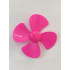 HELICE PLASTICA 80MM 4 PAS FURO 2MM ROSA