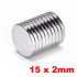 IMÃ NEODÍMIO PASTILHA 15MM X 2MM