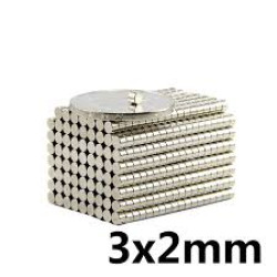 IMÃ NEODÍMIO PASTILHA 3MM X 2MM IMÃ NEODÍMIO PASTILHA 3MM X 2MM