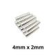 IMÃ NEODÍMIO PASTILHA 4MM X 2MM