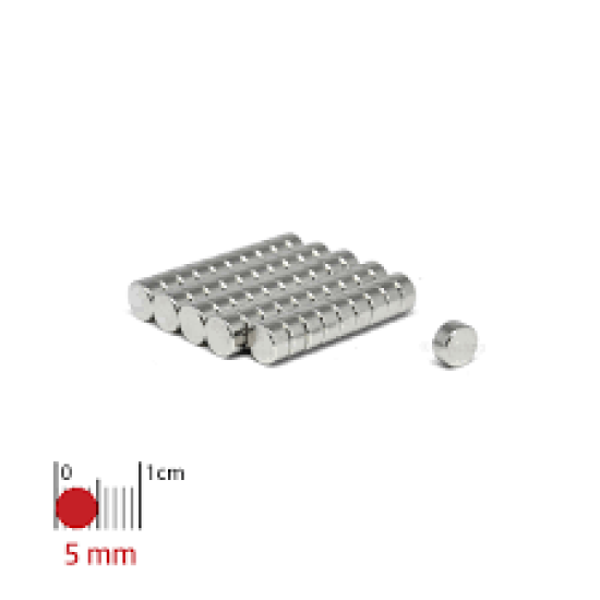 IMÃ NEODÍMIO PASTILHA 5MM X 2MM