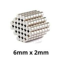 IMÃ NEODÍMIO PASTILHA 6MM X 2MM IMÃ NEODÍMIO PASTILHA 6MM X 2MM