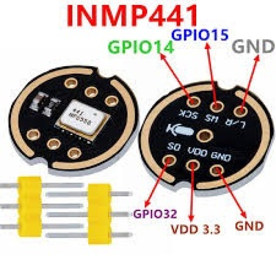 MICROFONE OMNIDIRECIONAL MEMS - INMP441 MICROFONE OMNIDIRECIONAL MEMS - INMP441