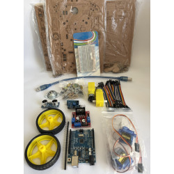 KIT ROBÓTICA CHASSI 2WD E BRAÇO ROBÓTICO