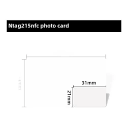 CARTÃO MINI NFC NTAG215 13.56MHZ MFARE