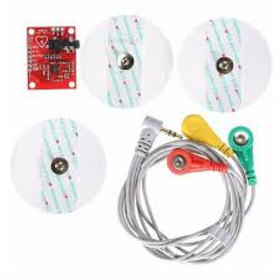 KIT AD8232 MODULO DE MEDICAO ECG - PULSO E FREQUENCIA CARDIACA