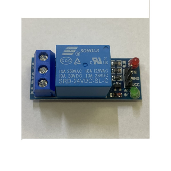 MODULO RELE 1 CANAL - 24V MODULO RELE 1 CANAL - 24V