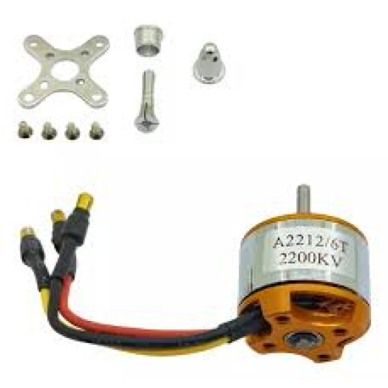 MOTOR BRUSHLESS A2212-2200KV C0M SPINNER