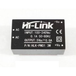 MINI FONTE HI-LINK 5,0VDC 1A 3W HLK-PM01 100-240VAC