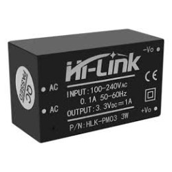 MINI FONTE HI-LINK 3,3VDC 1A 3W HLK-PM03 100-240VAC
