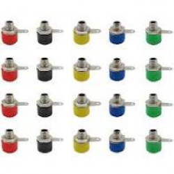 BORNE PRETO PARA PINO BANANA 4MM