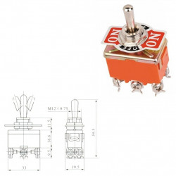CHAVE ALAVANCA ON/OFF/ON 1322