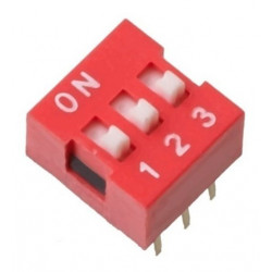 CHAVE DIP SWITCH 3 VIAS CHAVE DIP SWITCH 3 VIAS
