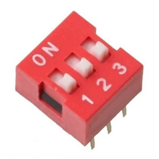 CHAVE DIP SWITCH 3 VIAS