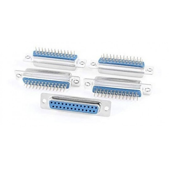 CONECTOR DB25 FEMEA SOLDA PLACA 180°