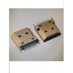 CONECTOR HDMI MACHO 19PINOS 1.6MM 180&deg;