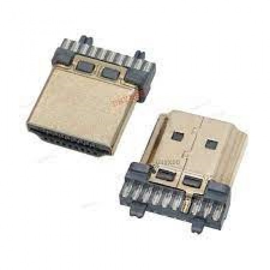 CONECTOR HDMI MACHO 19PINOS PARA SOLDA