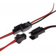 CONECTOR JST-SM02 2VIAS MACHO E FEMEA