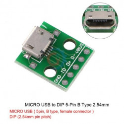 CONECTOR MICRO USB FEMEA - PCB CONECTOR MICRO USB FEMEA - PCB