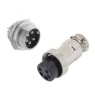 CONECTOR MIKE 5VIAS MACHO/FEMEA