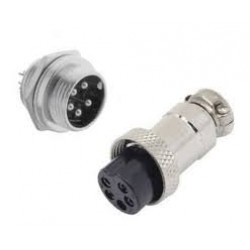 CONECTOR MIKE 5VIAS MACHO/FEMEA