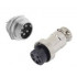 CONECTOR MIKE 5VIAS MACHO/FEMEA