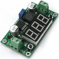 CONVERSOR STEP DOWN C/ VOLTIMETRO
