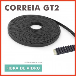 CORREIA DENTADA GT2 6MM ABERTA FIBRA CORREIA DENTADA GT2 6MM ABERTA FIBRA