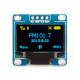 DISPLAY OLED 0.96° 128×64 I2C AMARELO/AZUL