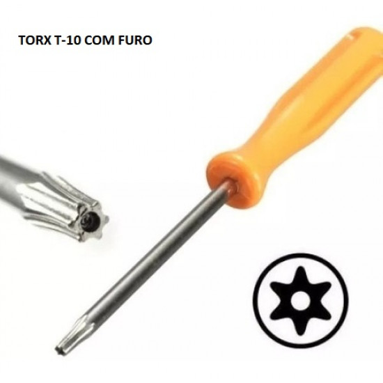 KIT TORX C/ FURO T8 E T10