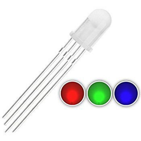 LED 5MM RGB CATODO LEITOSO