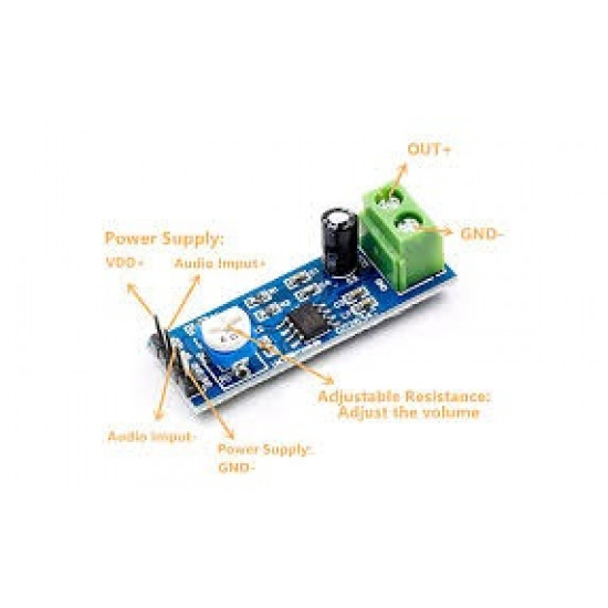 MODULO AMPLIFICADOR DE AUDIO LM386