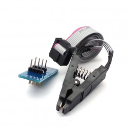PINÇA CLIP P/ GRAVADOR DE EEPROM SOIC8 SOP8