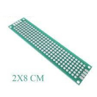 PLACA PERFURADA DUPLA FACE 2X8 CM