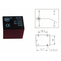 RELE MINI 12V - 20A (T74)